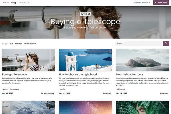 Engaging Blog Website Design Services by Incrementer Technology